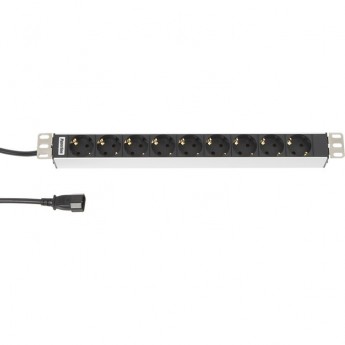 Блок розеток для 19" шкафов HYPERLINE SHT19-9SH-2.5IEC