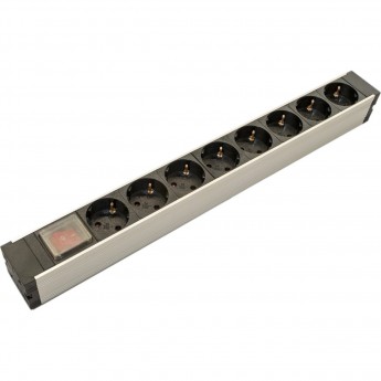 Блок розеток для 19" шкафов HYPERLINE SHZ19-8SH-S-IEC