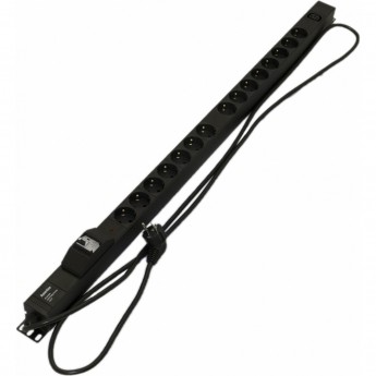 Блок розеток, вертикальный HYPERLINE SHE-15SH-1IEC-BF-2.5EU