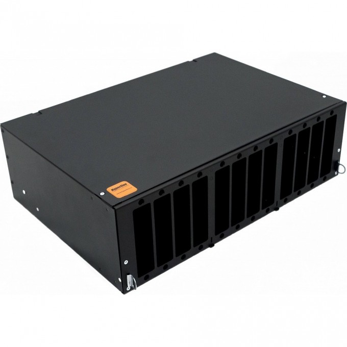 Бокс оптический универсальный HYPERLINE FO-19V-3U-12xSLT-W130H30-96UN-BK 401221