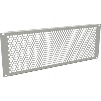 Фальш-панель перфорированная на 4U HYPERLINE BPD-4-RAL7035 Фальш-панель перфорированная на 4U HYPERLINE BPD-4-RAL7035
