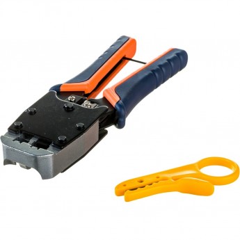 Инструмент обжимной HYPERLINE HT-500 для RJ-45, RJ-12, профессиональный