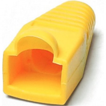 Изолирующий колпачок HYPERLINE BOOT-YL-10 для разъемов RJ-45, желтый (10 шт.)