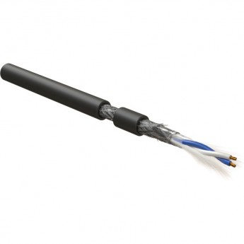 Кабель интерфейса RS-485 HYPERLINE RS-SF-1x2x22/7-PVC-BK-500 (500 м)