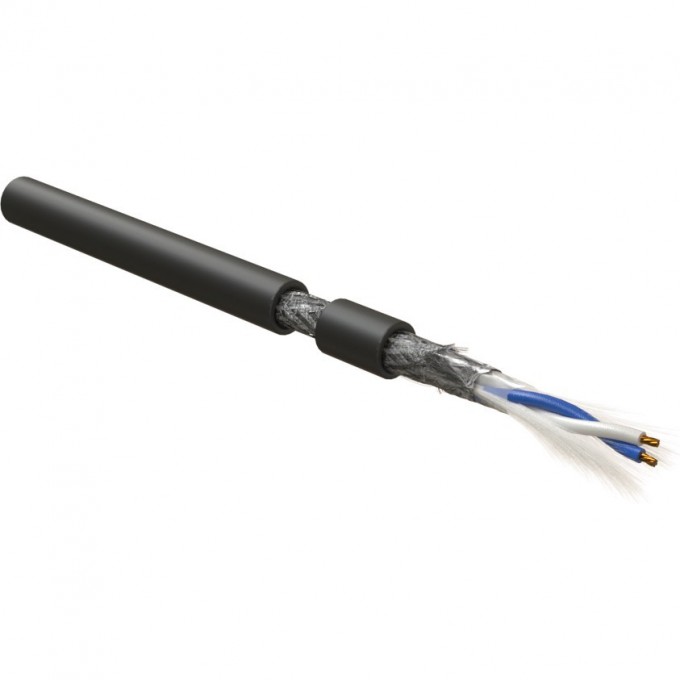 Кабель интерфейса RS-485 HYPERLINE RS-SF-1x2x22/7-PVC-BK-500 (500 м) 521593