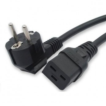 Кабель питания HYPERLINE PWC-IEC19-SHM-1.8-BK