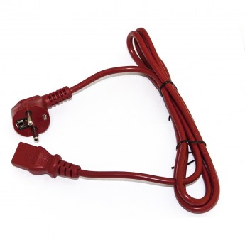 Кабель питания компьютера HYPERLINE PWC-IEC13-SHM-3.0-RD