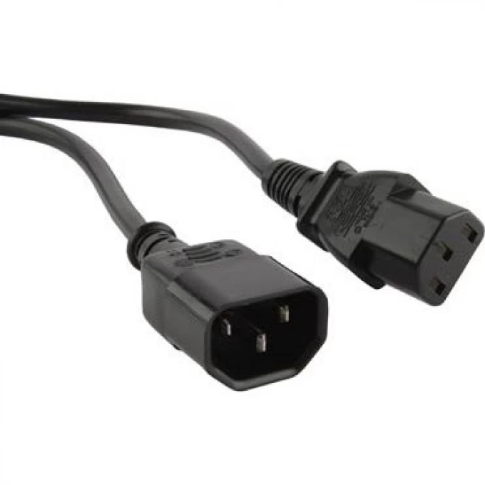 Кабель питания монитор-компьютер HYPERLINE PWC-IEC13-IEC14-0.5-BK 43792 Кабель питания монитор-компьютер HYPERLINE PWC-IEC13-IEC14-0.5-BK 43792