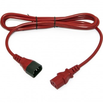 Кабель питания монитор-компьютер HYPERLINE PWC-IEC13-IEC14-5.0-RD