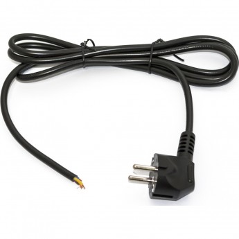 Кабель с вилкой Schuko (open end) HYPERLINE PWC-SHM-OE-3.0-BK