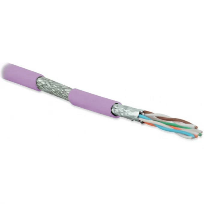 Кабель витая пара, экранированная (S/FTP) HYPERLINE SFTP4-C6A-S23-IN-LSZH-PK-500 445103 Кабель витая пара, экранированная (S/FTP) HYPERLINE SFTP4-C6A-S23-IN-LSZH-PK-500 445103