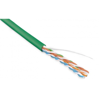 Кабель витая пара HYPERLINE UUTP4-C5E-S24-IN-LSZH-GN (куски), U/UTP, категория 5e, зеленый