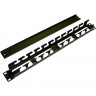 Кабельный организатор металлический с крышкой HYPERLINE CM-1U-ML-COV 16489