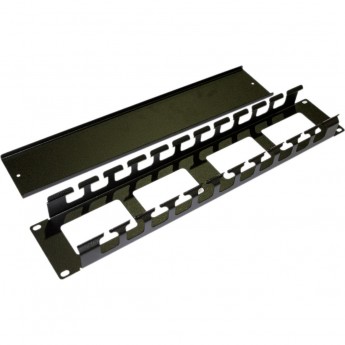Кабельный организатор металлический с крышкой HYPERLINE CM-2U-ML-COV