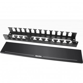 Кабельный организатор металлический с крышкой HYPERLINE CM-2U-MLF-COV