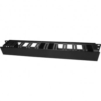 Кабельный организатор пластиковый с крышкой HYPERLINE CM-1U-D66-PL-COV