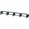 Кабельный организатор с металлическими кольцами HYPERLINE CM-1U-ML 15447