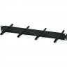Кабельный организатор с пластиковыми кольцами HYPERLINE CM-1U-PL-DBL 16518