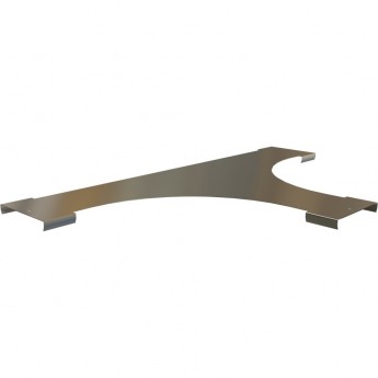 Крышка ответвителя Т-образного горизонтального плавного HYPERLINE RST-CTT-150-15-0,8-R100-SZ