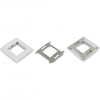 Лицевая панель HYPERLINE FP-M45-1-WH Лицевая панель HYPERLINE FP-M45-1-WH