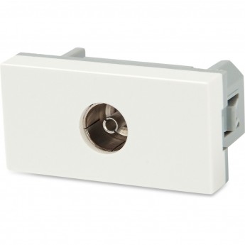 Модуль розетки TV HYPERLINE M45/2-PAL-WH