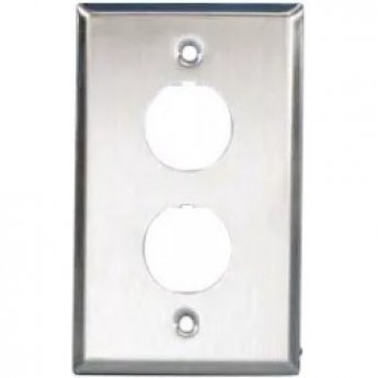 Панель лицевая для 2-х промышленных модулей HYPERLINE FP-IE-U-2-SL