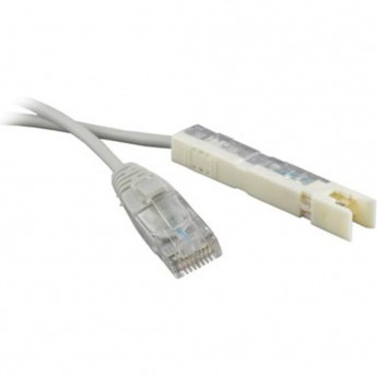 Патч-корд HYPERLINE PC-110-RJ45-1P-CX-1M-LSZH-GY