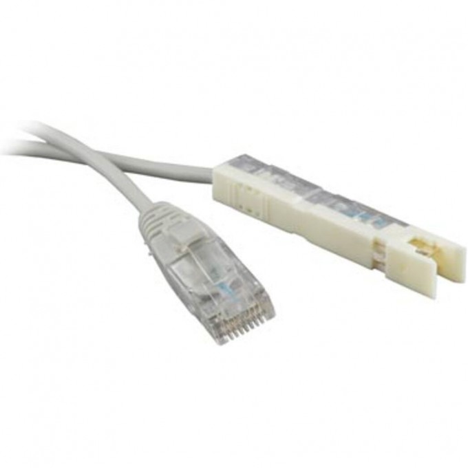 Патч-корд HYPERLINE PC-110-RJ45-1P-CX-1M-LSZH-GY 229893