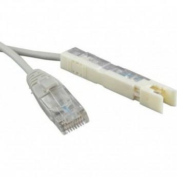 Патч-корд HYPERLINE PC-110-RJ45-1P-CX-2M-LSZH-GY серый