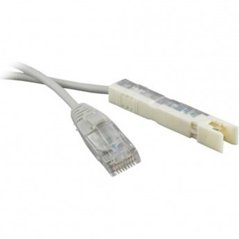 Патч-корд HYPERLINE PC-110-RJ45-1P-CX-3M-LSZH-GY серый