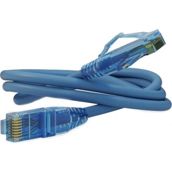 Патч-корд HYPERLINE PC-LPM-UTP-RJ45-RJ45-C6-0.5M-LSZH-BL синий