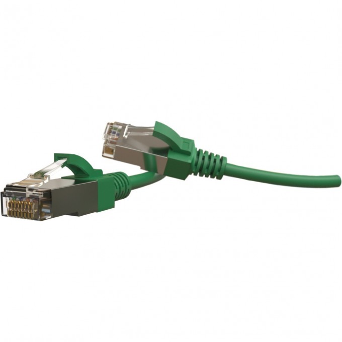 Патч-корд S/FTP HYPERLINE PC-LPT-SFTP-RJ45-RJ45-C6-1.5M-LSZH-GN 445768