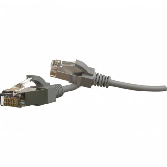 Патч-корд S/FTP HYPERLINE PC-LPT-SFTP-RJ45-RJ45-C6-1.5M-LSZH-GY