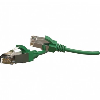 Патч-корд S/FTP HYPERLINE PC-LPT-SFTP-RJ45-RJ45-C6-1M-LSZH-GN