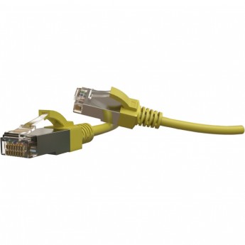 Патч-корд S/FTP HYPERLINE PC-LPT-SFTP-RJ45-RJ45-C6-1M-LSZH-YL