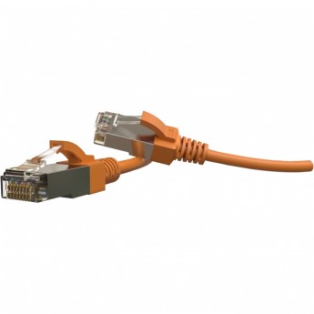 Патч-корд S/FTP HYPERLINE PC-LPT-SFTP-RJ45-RJ45-C6-2M-LSZH-OR
