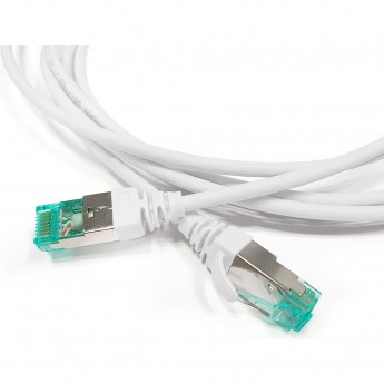 Патч-корд S/FTP HYPERLINE PC-LPT-SFTP-RJ45-RJ45-C6a-1.5M-LSZH-WH