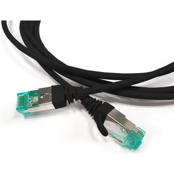 Патч-корд S/FTP HYPERLINE PC-LPT-SFTP-RJ45-RJ45-C6a-1M-LSZH-BK