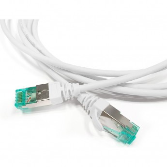 Патч-корд S/FTP HYPERLINE PC-LPT-SFTP-RJ45-RJ45-C6a-1M-LSZH-WH