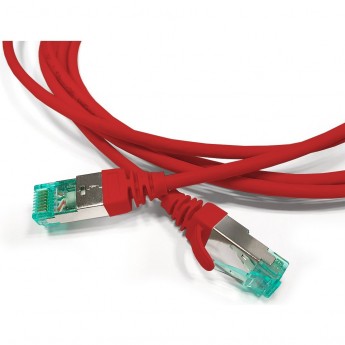 Патч-корд S/FTP HYPERLINE PC-LPT-SFTP-RJ45-RJ45-C6a-3M-LSZH-RD