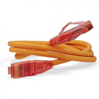 Патч-корд U/UTP HYPERLINE PC-LPM-UTP-RJ45-RJ45-C5e-0.5M-LSZH-OR