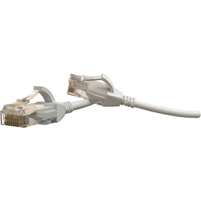 Патч-корд U/UTP HYPERLINE PC-LPT-UTP-RJ45-RJ45-C6-1.5M-LSZH-WH 445742