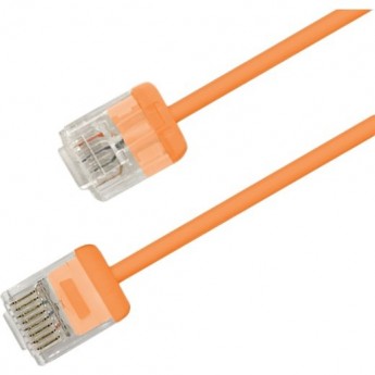 Патч-корд U/UTP HYPERLINE PC-LPU-UTP-RJ45-RJ45-C6-1.5M-LSZH-OR