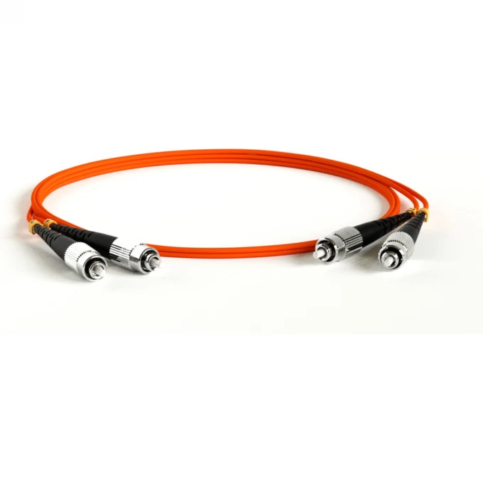 Патч-корд волоконно-оптический HYPERLINE FC-D2-50-FC/PR-FC/PR-H-1M-LSZH-OR 239420