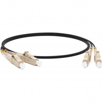 Патч-корд волоконно-оптический HYPERLINE FC-D2-50-LC/PR-LC/PR-H-3M-LSZH-BK черный