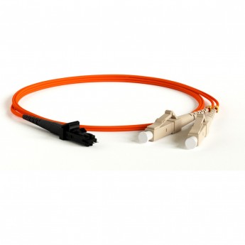 Патч-корд волоконно-оптический HYPERLINE FC-D2-50-LC/PR-MTRJF/PR-H-5M-LSZH-OR