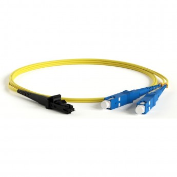 Патч-корд волоконно-оптический HYPERLINE FC-D2-9-MTRJM/UR-SC/UR-H-3M-LSZH-YL