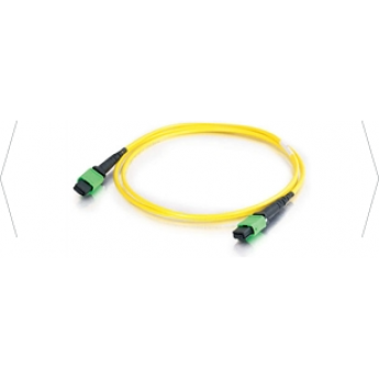 Патч-корд волоконно-оптический HYPERLINE FHD-MC3-9S-MPOF12/LLAS-MPOF12/LLAS-A-10M-LSZH-YL