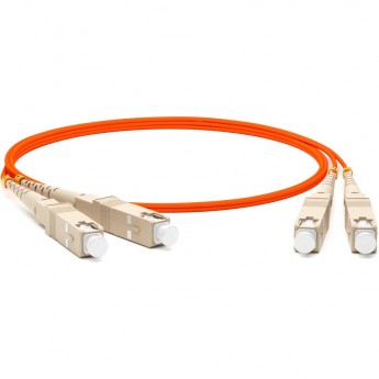 Патч-корд волоконно-оптический (шнур) HYPERLINE FC-D2-50-SC/PR-SC/PR-H-10M-LSZH-OR