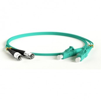 Патч-корд волоконно-оптический (шнур) HYPERLINE FC-D2-503-FC/PR-LC/PR-H-1M-LSZH-AQ